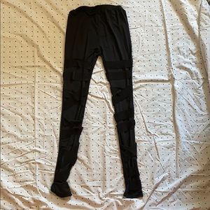 Black bandage leggings